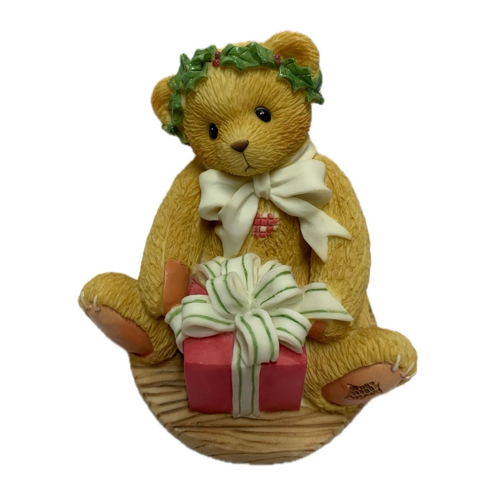 Cherished Teddies Margy 1998 Avon Exclusive Christmas Bear Figurine | Holidays